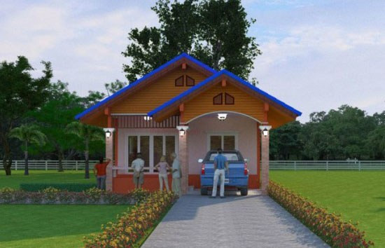 Sự kết hợp hai màu cơ bản chủ đạo là kem, nâu và xanh tạo sự hài hòa trong cách phối màu một cách tổng thể. Ảnh: Wedo