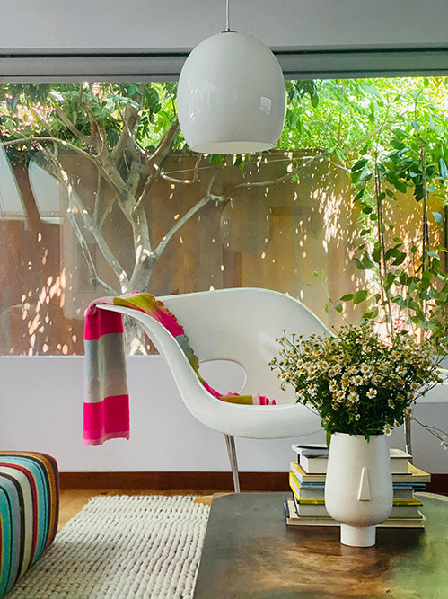  Ngôi nhà của Dương Mỹ Linh ở Mỹ lúc nào cũng tràn ngập hoa tươi.