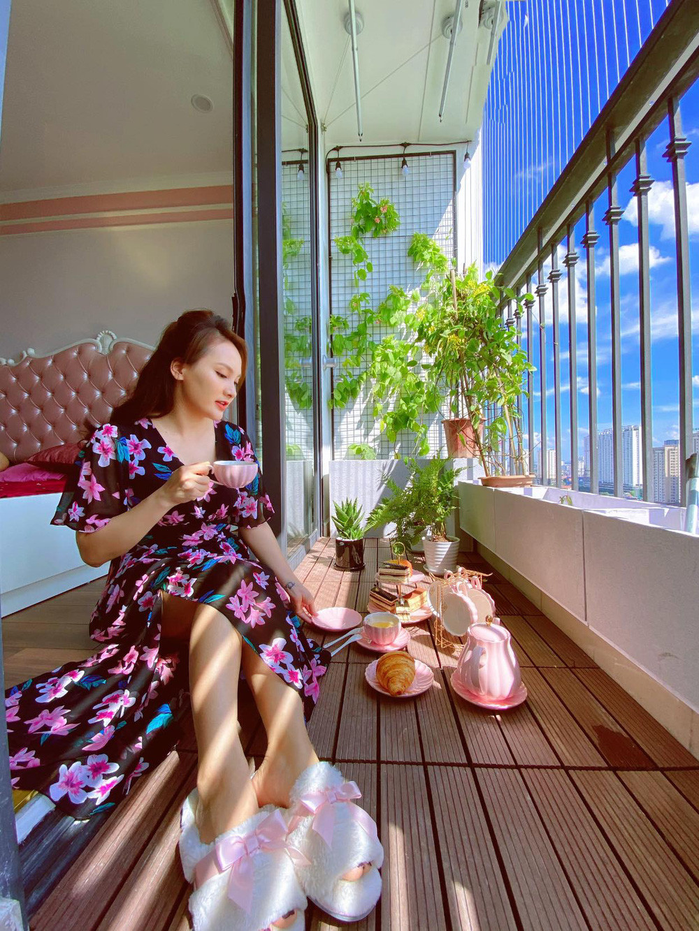 Ngôi nhà được vợ chồng nữ diễn viên mua căn nhà này từ năm 2019.