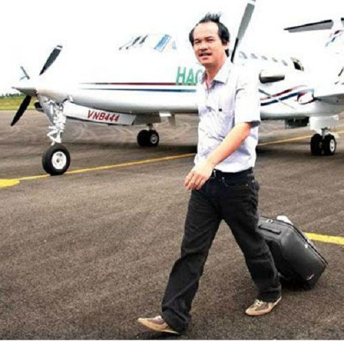 Bầu Đức là người Việt đầu tiên công khai chuyện mua máy bay riêng. Ảnh: Internet