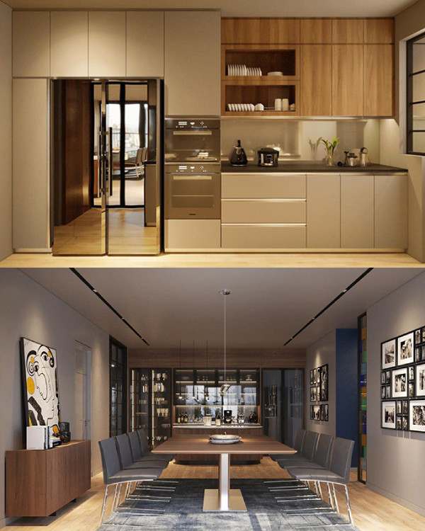 Qua một số hình ảnh được nam MC chia sẻ, có thể thấy căn hộ của MC Thành Trung thiết kế theo phong cách tối giản nhưng không kém phần hiện đại.