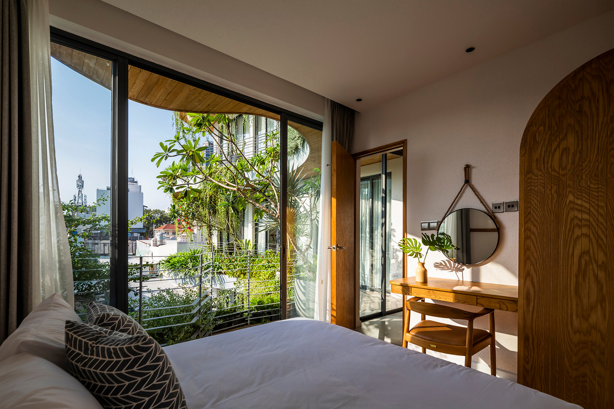 Hệ thống thông gió được sử dụng cho các không gian, bao gồm cả hành lang.