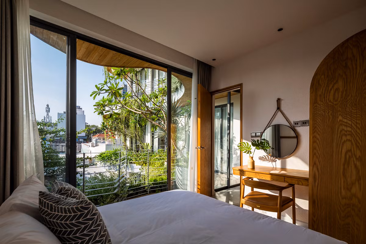 Hệ thống thông gió được sử dụng cho các không gian, bao gồm cả hành lang.