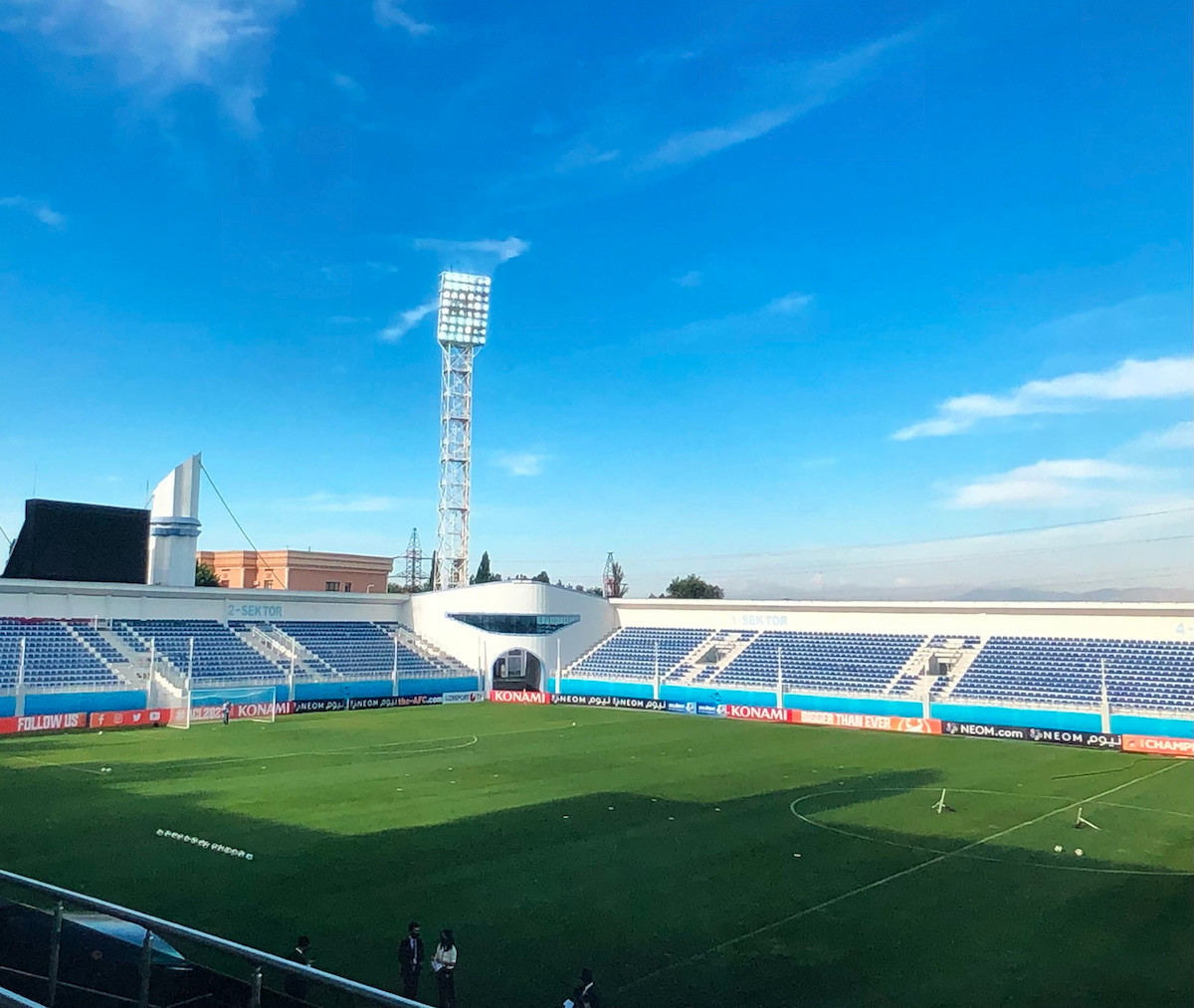 Đây cũng là sân vận động U23 Việt Nam đối đầu U23 Hàn Quốc. Sân vận động Lokomotiv nằm ở phía đông thành phố Tashkent, Uzbekistan. Ảnh: Wiki