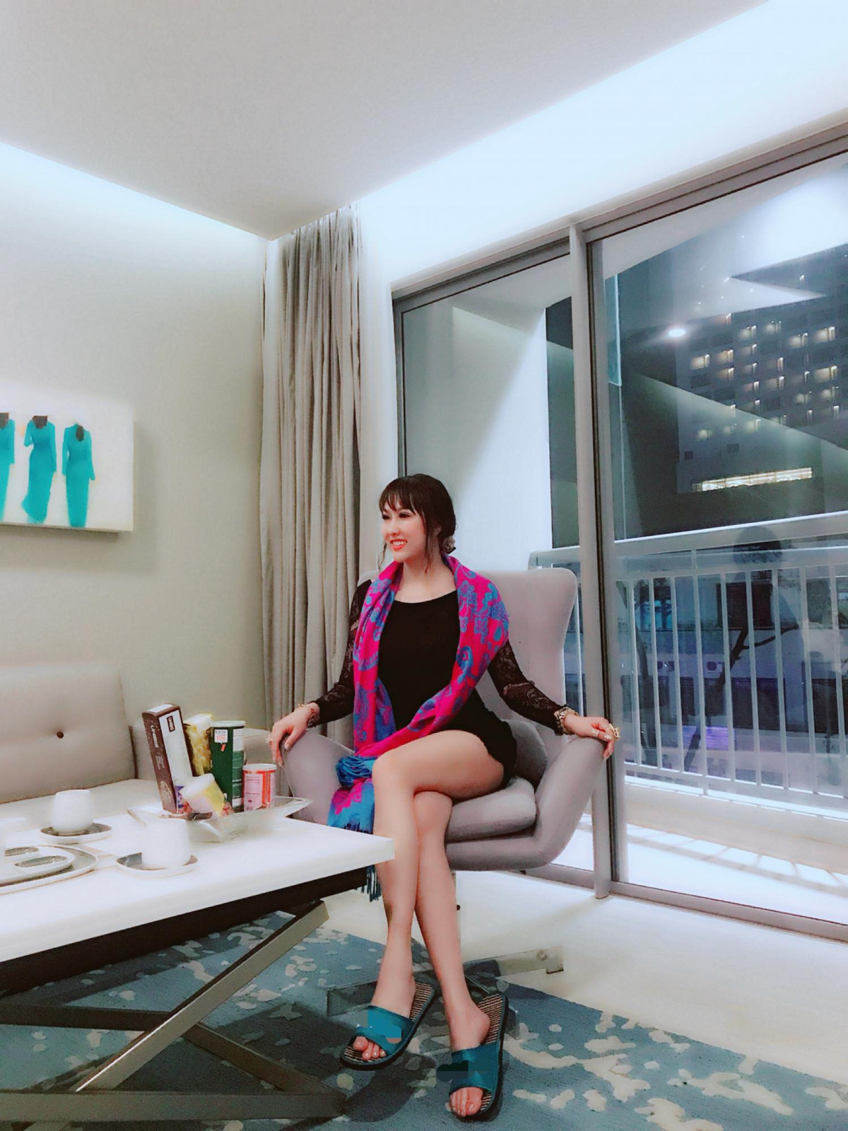 Căn hộ có ban công khá rộng rãi. Ảnh: FBNV