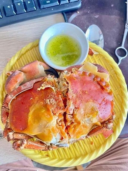 Anh Long (Bắc Từ Liêm, Hà Nội) chia sẻ: "Những ai thích ăn cua gạch thì loại cua nâu Nauy này khá hợp lý. Gạch với trứng đầy ắp dù là hàng đông lạnh. Tất nhiên, ăn sẽ không thơm ngon bằng hàng tươi sống".