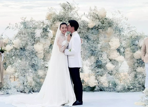 Hôn lễ của Ngô Thanh Vân - Huy Trần được tổ chức tại một khu nghỉ dưỡng cao cấp ở Đà Nẵng. Ảnh: Vietnamnet