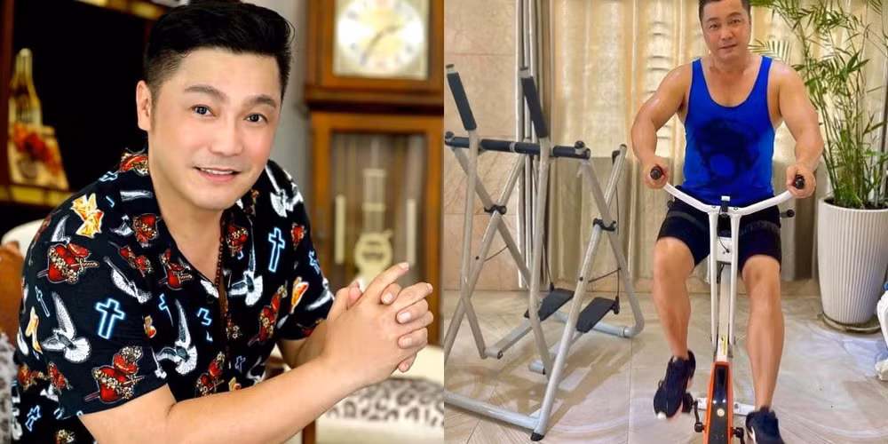 Nam tài tử còn dành không gian để rèn luyện thể lực. Ảnh: FBNV