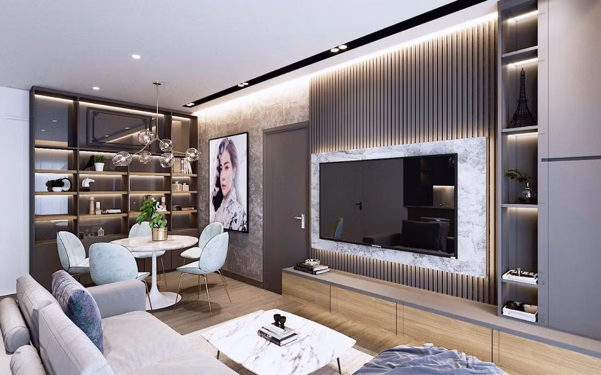 Căn hộ của Cao Thái Hà rộng hơn 80m2, có 2 phòng ngủ, tọa lạc tại quận 2, TP HCM. Ảnh: Dân Việt