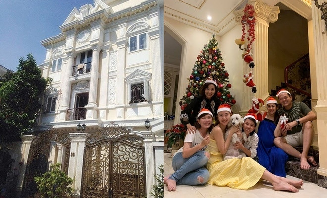 Nhờ thế, Minh Hằng đã tậu được biệt thự cực kỳ nguy nga như tòa lâu đài ở vị trí đắt đỏ tại TP HCM. Ảnh: VTCNews