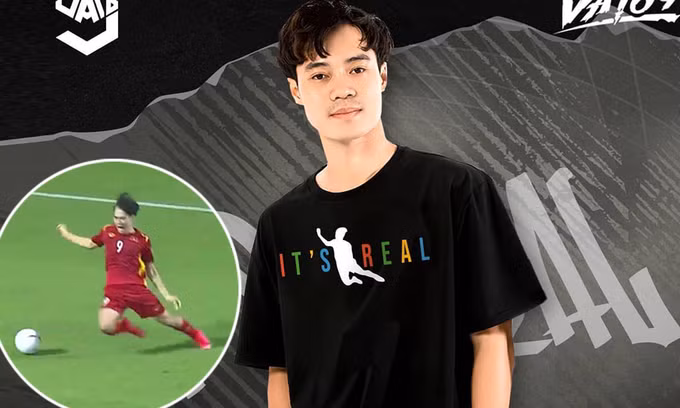 Không chỉ Xuân Trường, tiền đạo Văn Toàn cũng nổi tiếng với tài kinh doanh khi anh lấn sân từ bóng đá sang lĩnh vực thời trang và cả đồ uống. Ảnh: Infonet