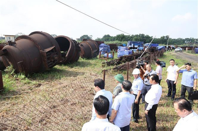Dự án mở rộng giai đoạn 2 Nhà máy Gang thép Thái Nguyên được đánh giá thuộc diện phức tạp, khó xử lý nhất. Ảnh: TTXVN