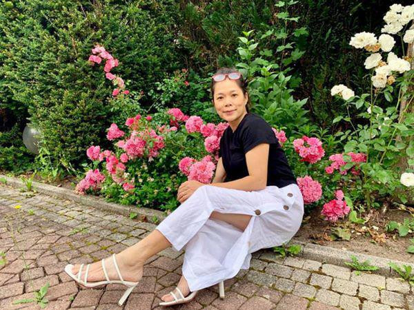 Ngôi nhà "đẹp như resort" nhưng Mỹ Lệ không có ý định sang Đức định cư. Ảnh: FBNV