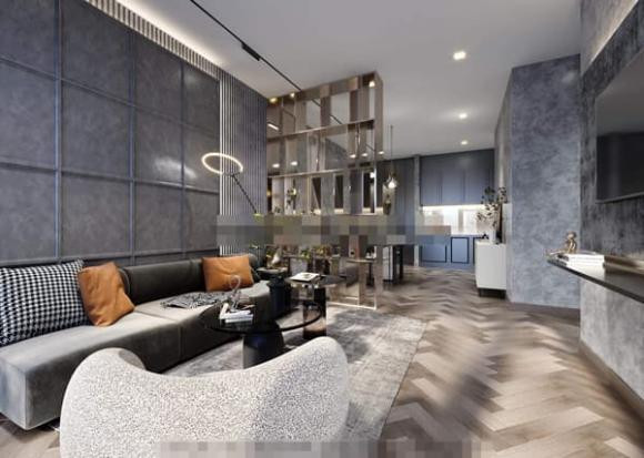 View của căn hộ hướng ra phố đi bộ Nguyễn Huệ, cầu Thủ Thiêm.