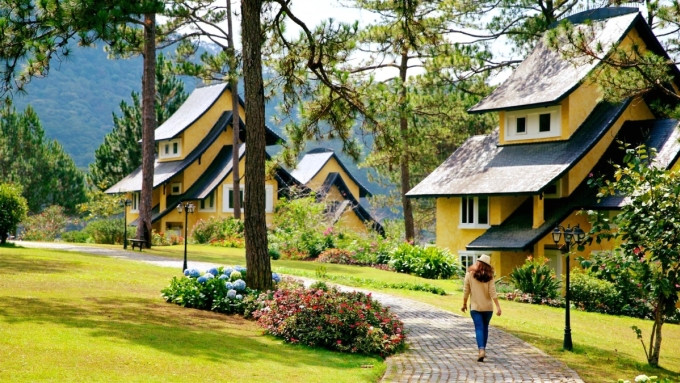 Bên cạnh đó, giới nhà giàu còn không tiếc tiền đặt phòng tại khu nghỉ dưỡng cao cấp 5 sao cho kỳ nghỉ Tết Nguyên đán. Ảnh: Bình An Village