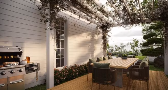 Theo loạt ảnh thiết kế, có thể thấy biệt thự được thiết kế theo phong cách châu Âu với tông màu trắng chủ đạo.