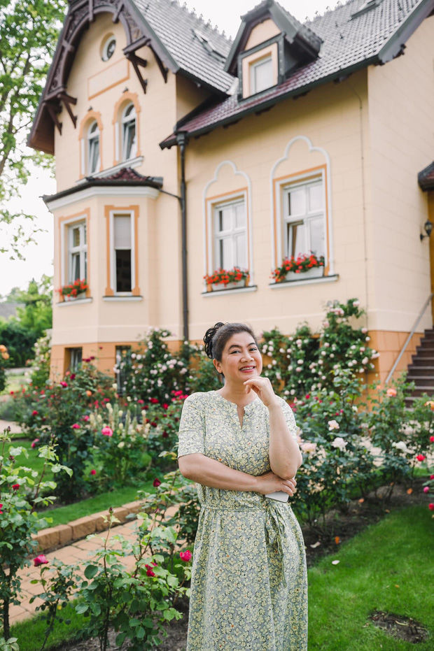 Không gian sống của gia đình Shark Liên là một căn biệt thự được thiết kế vừa cổ điển vừa hiện đại