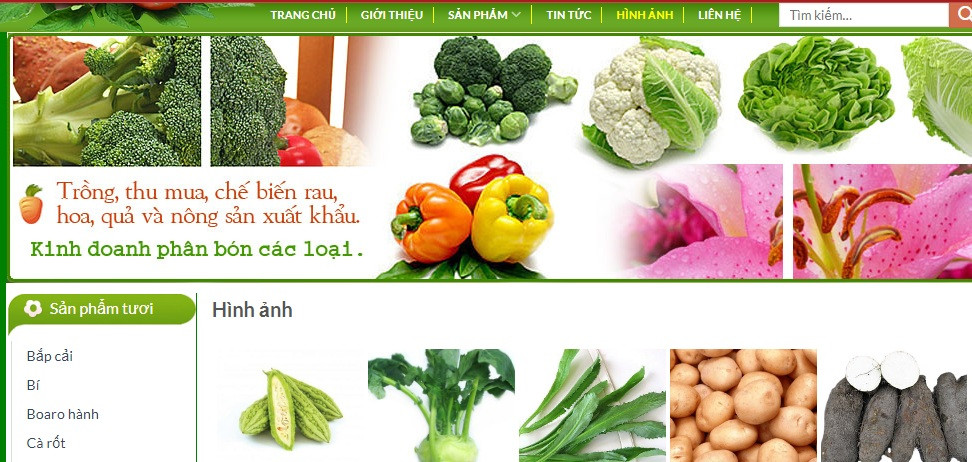 “Soi” ho so Nong san Trinh Nhi bi nghi cung cap rau sach “dom”