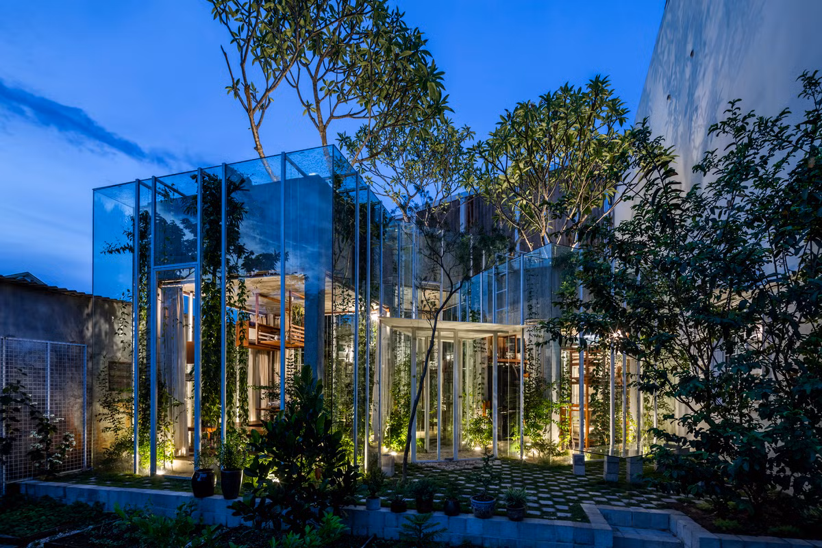 Lãng mạn nhất là gia chủ có thể ngắm trăng và sao trên giường vào ban đêm. Nguồn ảnh: Hiroyuki Oki