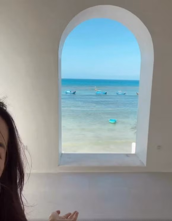 Căn nhà với tầm nhìn hướng biến cực thơ mộng.