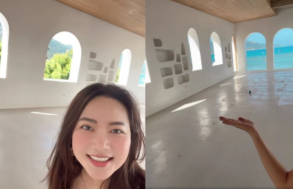 Biệt thự của Phan Như Thảo được xây dựng theo hướng kiến trúc cổ điển với điểm nhấn là những ô cửa hình mái vòm.