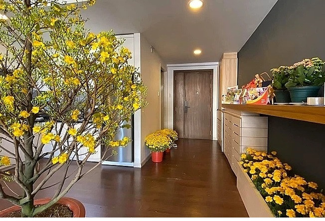 Nội thất được bài trí đơn giản, tinh tế, giống với phong cách giản dị của người đẹp. Ảnh: FBNV