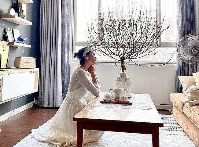 H’Hen Niê đang thuê một căn hộ cao cấp, nằm ở vị trí đắc địa, thuận tiện di chuyển công việc. Ảnh: FBNV