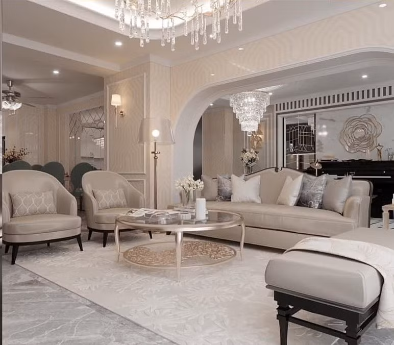 Nguyên Vũ cho biết căn hộ đang trong thời gian hoàn thiện nội thất.