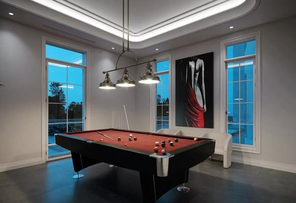 Phòng giải trí trong nhà nghệ sĩ Vân Dung.