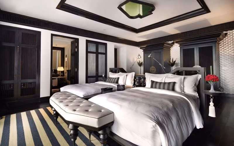 Một phòng cơ bản tại khu nghỉ dưỡng cũng rộng tới trên 50m2. Ảnh; Chudu24