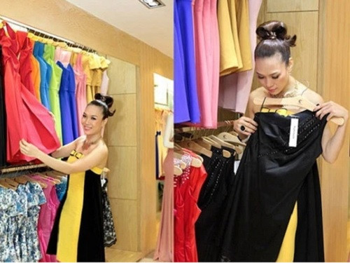 Ngoài ra, Mỹ Tâm còn sở hữu thương hiệu thời trang riêng. Ảnh: Internet