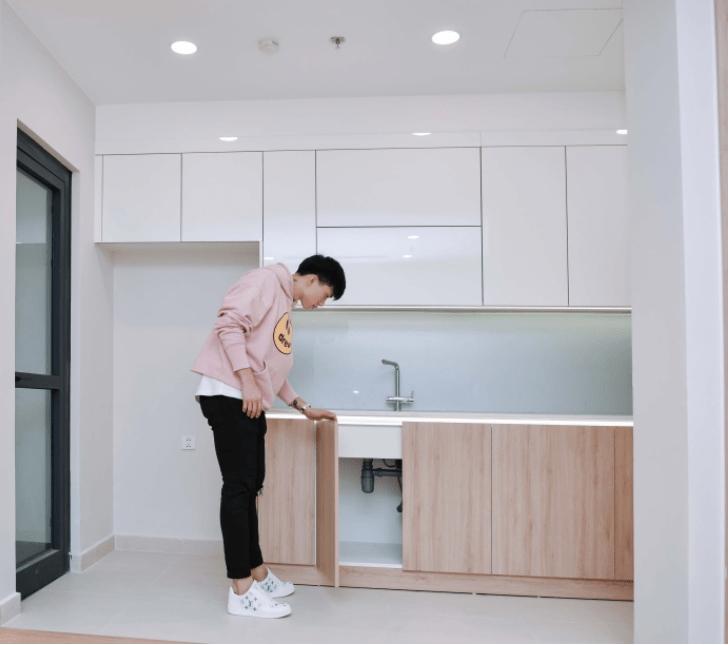 Căn hộ này nằm trên trục đường gần Sân vận động Mỹ Đình, nơi đội tuyển Việt Nam tập luyện. Ảnh: Facebook