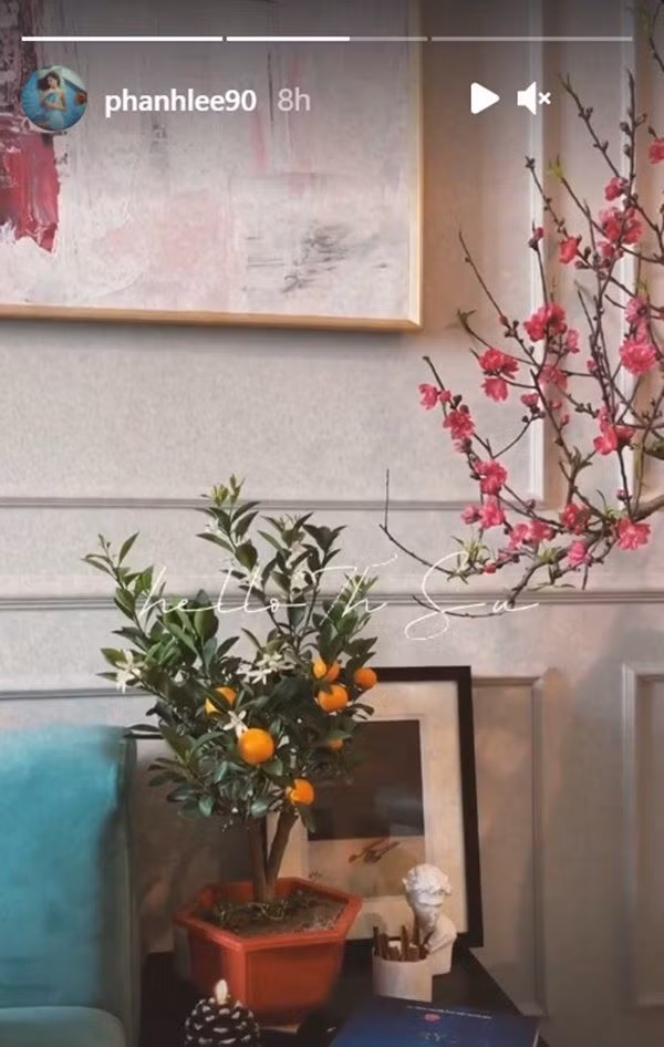 Phanh Lee biến những loại hoa thường thấy hay cây quất bé trông có hồn hơn. Ảnh: Instagram
