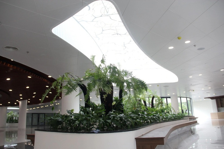 Công viên APEC mở rộng không chỉ thể hiện tinh thần hội nhập quốc tế, khát vọng vươn xa mà còn là mong ước về một thành phố xanh, thân thiện, hài hòa với thiên nhiên...Ảnh: Dân trí