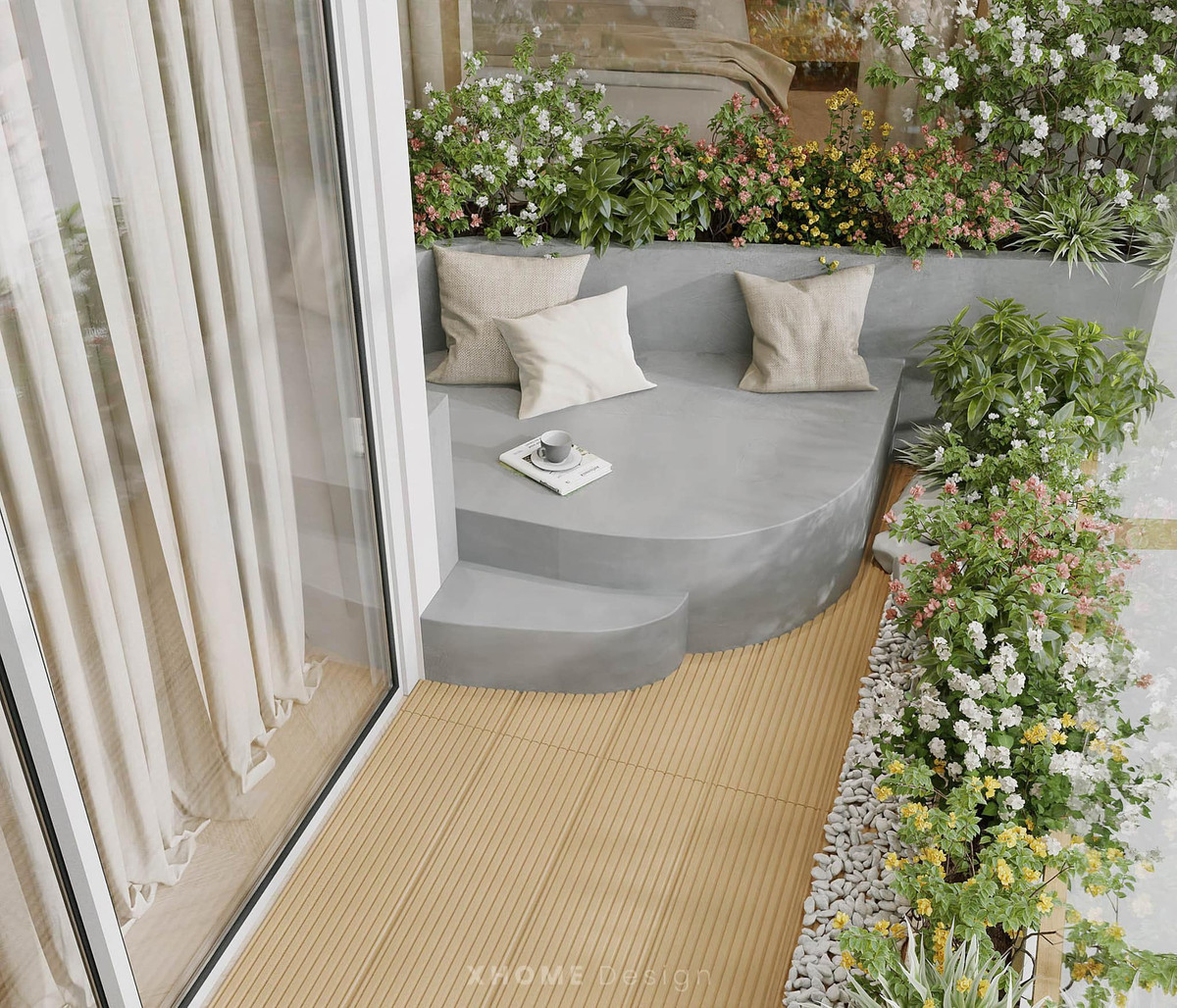 Góc thư giãn lý tưởng sau những giờ làm việc căng thẳng. Ảnh: FB Phan Minh Huyền