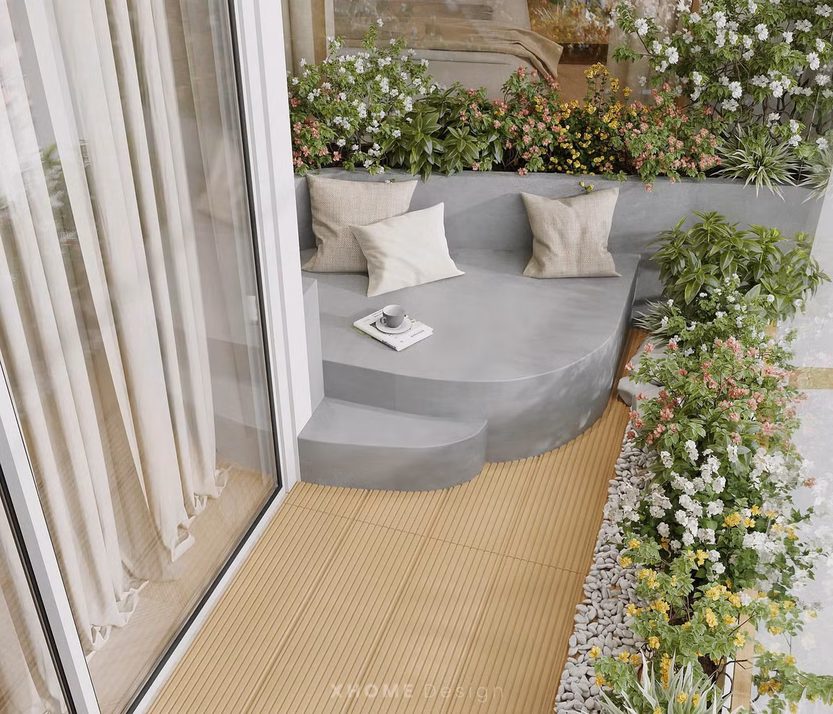 Góc thư giãn lý tưởng sau những giờ làm việc căng thẳng. Ảnh: FB Phan Minh Huyền