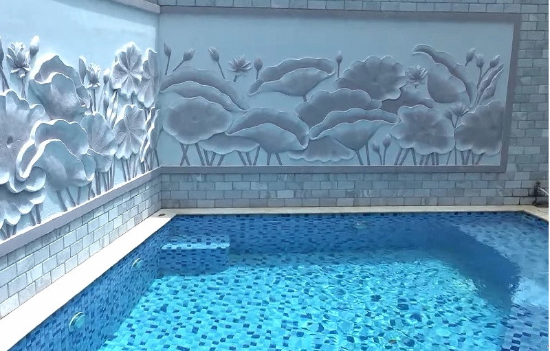 Bể bơi rộng lớn. Ảnh: Vietnamnet