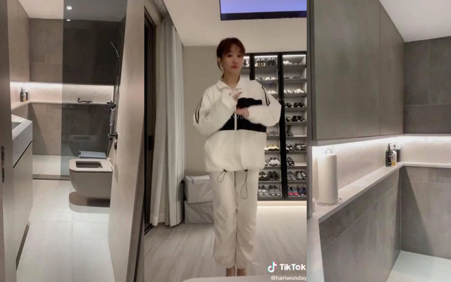 Năm ngoái, vợ chồng Trấn Thành - Hari Won chính thức dọn về nhà mới sau thời gian ở nhà thuê. Căn nhà được cư dân mạng ví như khách sạn 5 sao vì độ hoành tráng. Ảnh: chụp màn hình