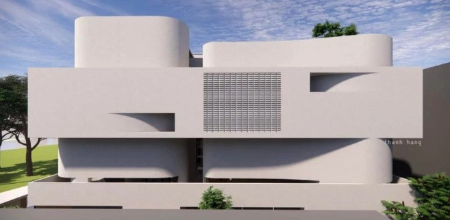 Căn biệt thự của Thanh Hằng có thiết kế đặc biệt và mới lạ.