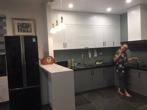 Không gian bếp hướng tới phong cách sang trọng. Ảnh: FBNV