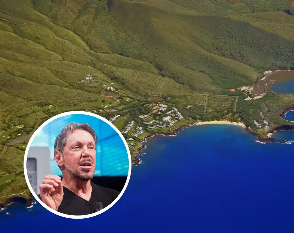 Năm 2012, tỷ phú Larry Ellison mua 98% đảo Lanai của Hawaii với giá khoảng 300 triệu USD. Ảnh: BI