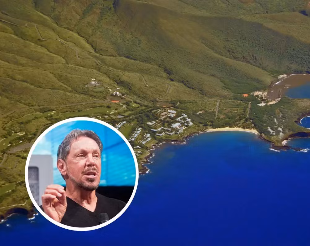 Năm 2012, tỷ phú Larry Ellison mua 98% đảo Lanai của Hawaii với giá khoảng 300 triệu USD. Ảnh: BI