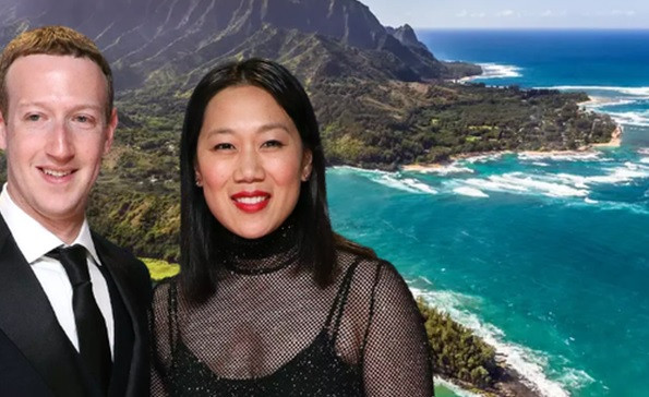 Mark Zuckerberg đầu tư rất nhiều vào bất động sản trong đó có một phần lớn đảo Kauai của Hawaii. Ảnh: BI
