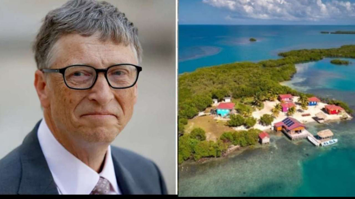 Năm 2006, tỷ phú Bill Gates chi 25 triệu USD để mua đảo Grand Bugue ở Belize rộng 314 mẫu Anh (1.2 triệu km vuông). Ảnh: DNA India