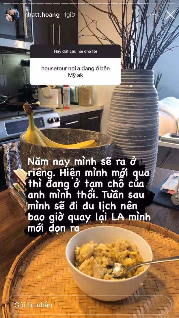Tuy nhiên,đây chỉ là nhà anh trai và cậu bạn chỉ ở tạm. Khi đi du lịch cùng gia đình về và đến trường ở Los Angeles (Mỹ), Nhất Hoàng sẽ dọn ra ở riêng trong nhà mới. Ảnh: Instagram