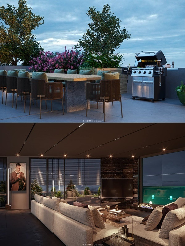 Biệt thự mới của Việt Anh toạ lạc trên một khu đất rộng, 2 mặt tiền và thiết kế sang trọng như khách sạn 5 sao. Ảnh: FB Nguyen Le Viet Anh