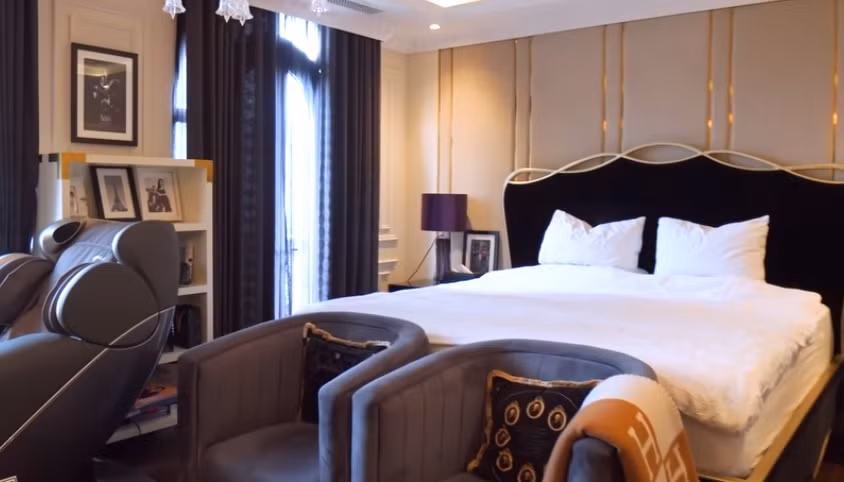 Không gian phòng ngủ riêng tư.