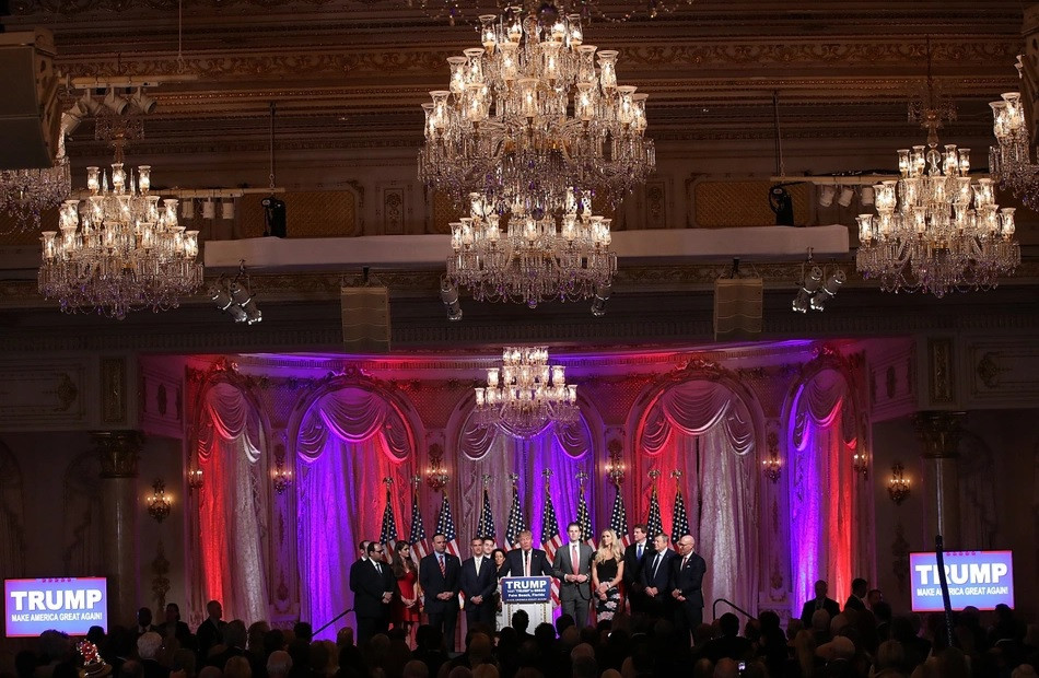 Mar-a-Lago cũng từng là nơi ông Trump tổ chức các cuộc vận động tranh cử. Ảnh: Getty
