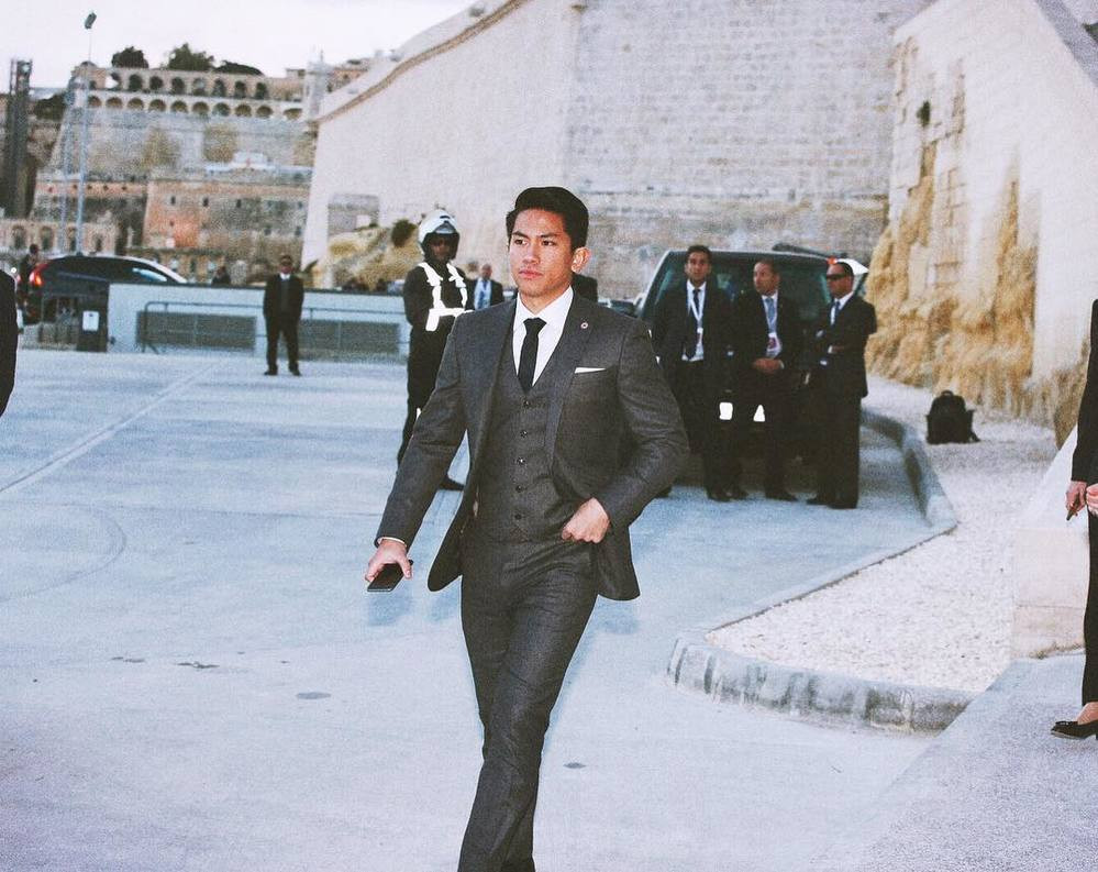 Mateen sở hữu chiều cao lý tưởng và thân hình đẹp như người mẫu. Ảnh: Instagram