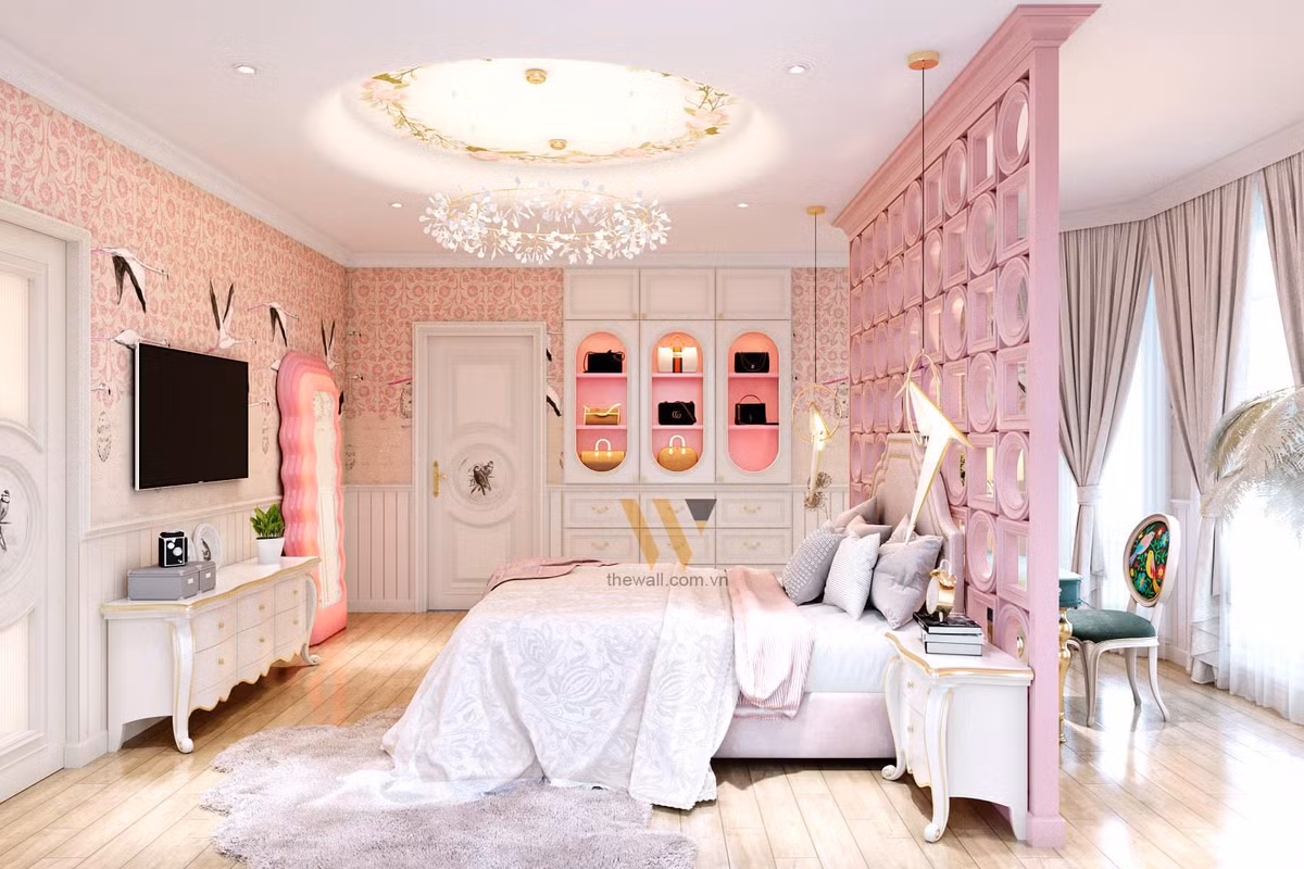 Các phòng, nội thất bên trong đều chiều theo sở thích của từng thành viên trong gia đình Di Băng.